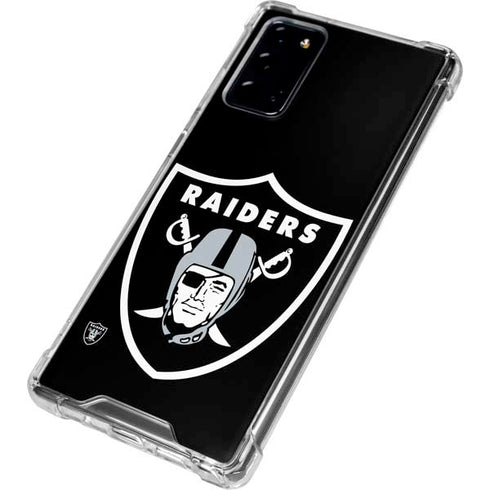 NFL Las Vegas Raiders Large Logo Galaxy Note20 5G Clear Case