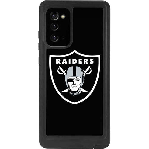 NFL Las Vegas Raiders Large Logo Galaxy Note20 5G Waterproof Case