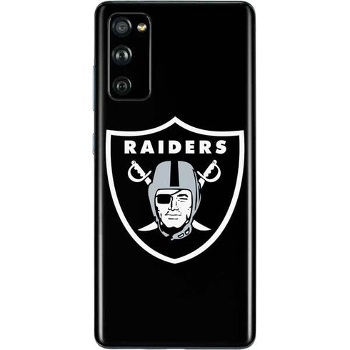 NFL Las Vegas Raiders Large Logo Galaxy S20 Fan Edition Skin