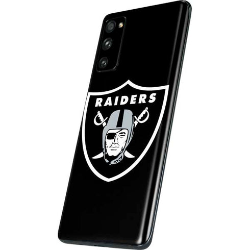 NFL Las Vegas Raiders Large Logo Galaxy S20 Fan Edition Skin