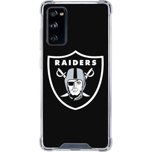 NFL Las Vegas Raiders Large Logo Galaxy S20 FE Clear Case