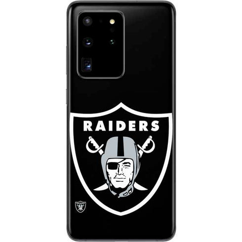 NFL Las Vegas Raiders Large Logo Galaxy S20 Ultra 5G Skin