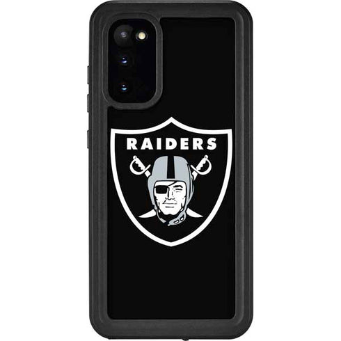 NFL Las Vegas Raiders Large Logo Galaxy S20 Waterproof Case