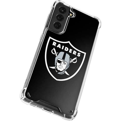 NFL Las Vegas Raiders Large Logo Galaxy S21 5G Clear Case