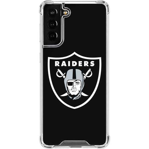 NFL Las Vegas Raiders Large Logo Galaxy S22 Plus Clear Case