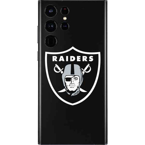 NFL Las Vegas Raiders Large Logo Galaxy S22 Ultra Skin
