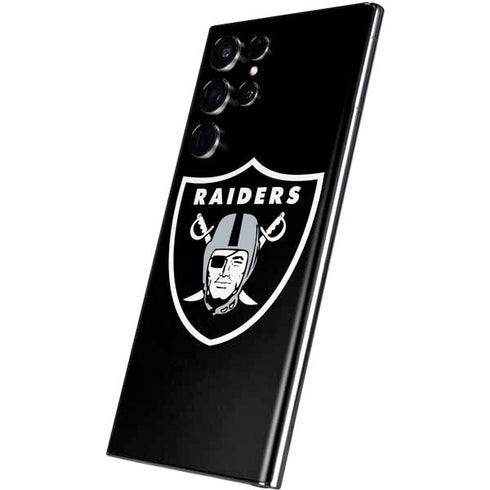 NFL Las Vegas Raiders Large Logo Galaxy S22 Ultra Skin