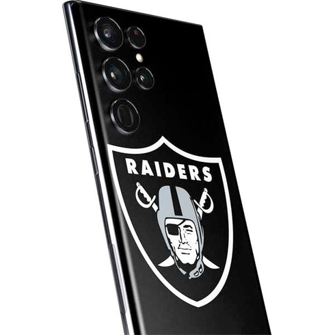 NFL Las Vegas Raiders Large Logo Galaxy S22 Ultra Skin