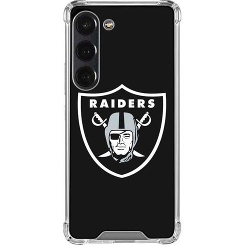 NFL Las Vegas Raiders Large Logo Galaxy S23 Clear Case