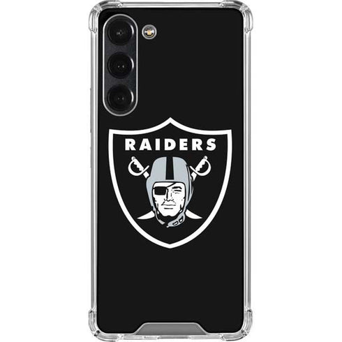 NFL Las Vegas Raiders Large Logo Galaxy S23 Plus Clear Case