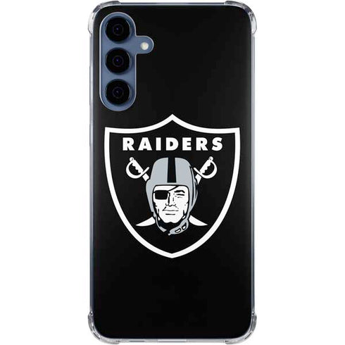 NFL Las Vegas Raiders Large Logo Galaxy S24 Clear Case