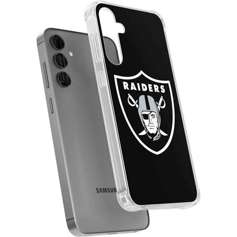 NFL Las Vegas Raiders Large Logo Galaxy S24 Plus Clear Case
