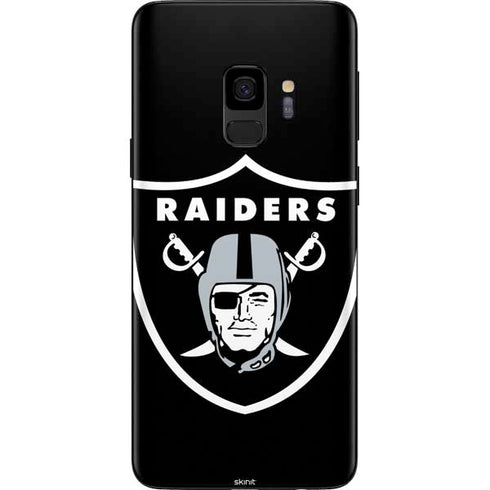 NFL Las Vegas Raiders Large Logo Galaxy S9 Skin
