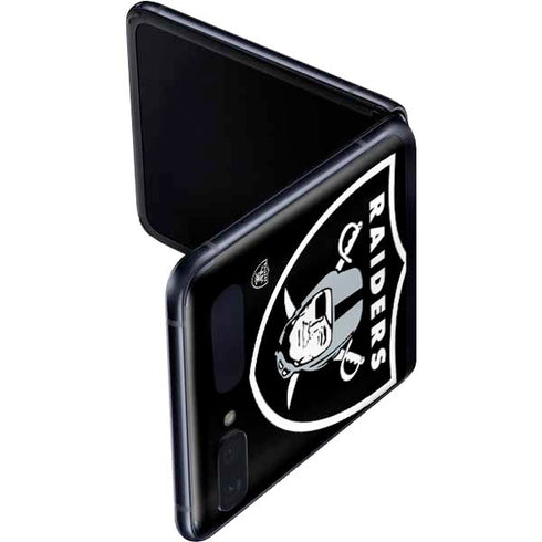 NFL Las Vegas Raiders Large Logo Galaxy Z Flip Skin