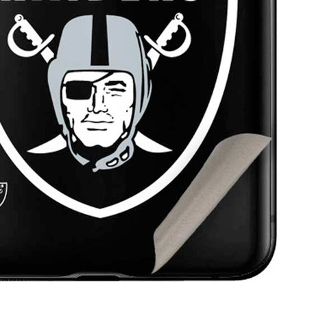 NFL Las Vegas Raiders Large Logo Galaxy Z Flip Skin