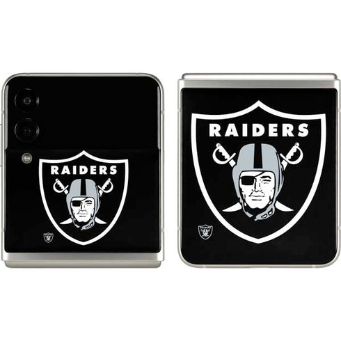 NFL Las Vegas Raiders Large Logo Galaxy Z Flip3 5G Skin