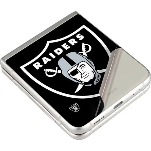 NFL Las Vegas Raiders Large Logo Galaxy Z Flip3 5G Skin