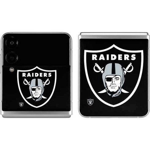 NFL Las Vegas Raiders Large Logo Galaxy Z Flip4 5G Skin
