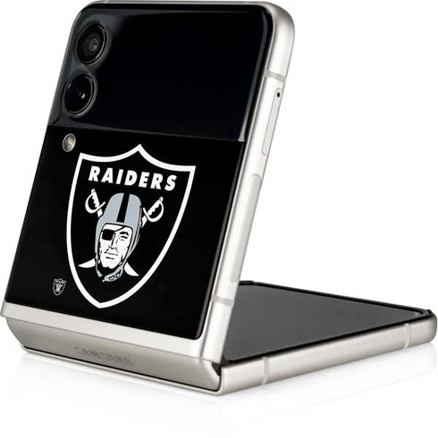 NFL Las Vegas Raiders Large Logo Galaxy Z Flip4 5G Skin