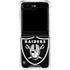 NFL Las Vegas Raiders Large Logo Galaxy Z Flip5 5G Clear Case