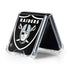 NFL Las Vegas Raiders Large Logo Galaxy Z Flip5 5G Clear Case