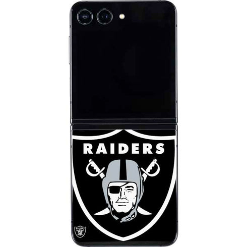 NFL Las Vegas Raiders Large Logo Galaxy Z Flip5 5G Skin