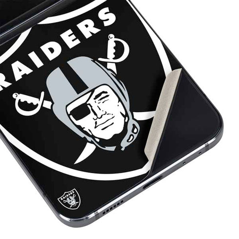 NFL Las Vegas Raiders Large Logo Galaxy Z Flip5 5G Skin