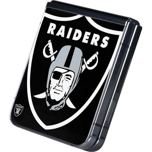 NFL Las Vegas Raiders Large Logo Galaxy Z Flip5 5G Skin