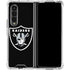 NFL Las Vegas Raiders Large Logo Galaxy Z Fold4 5G Clear Case