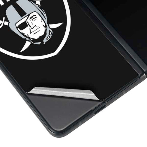 NFL Las Vegas Raiders Large Logo Galaxy Z Fold4 5G Skin