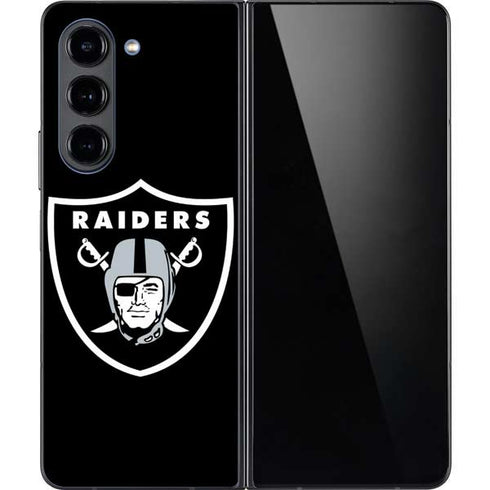 NFL Las Vegas Raiders Large Logo Galaxy Z Fold5 5G Skin