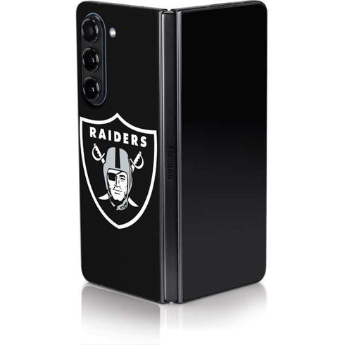 NFL Las Vegas Raiders Large Logo Galaxy Z Fold5 5G Skin