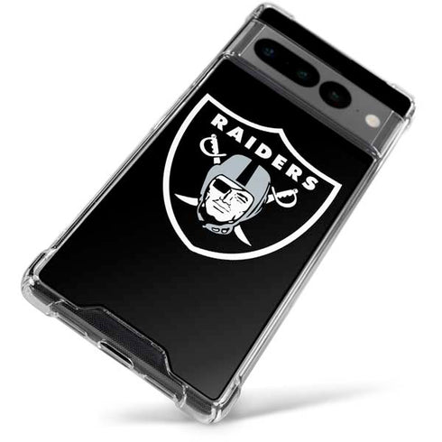 NFL Las Vegas Raiders Large Logo Google Pixel 7 Pro Clear Case