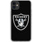 NFL Las Vegas Raiders Large Logo iPhone 11 Clear Case