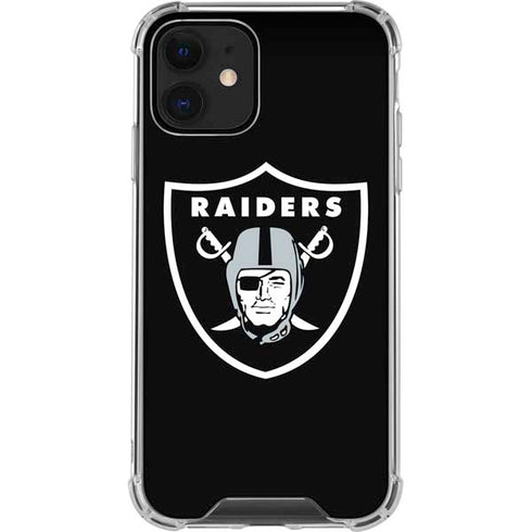 NFL Las Vegas Raiders Large Logo iPhone 12 Clear Case