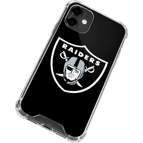 NFL Las Vegas Raiders Large Logo iPhone 12 Clear Case