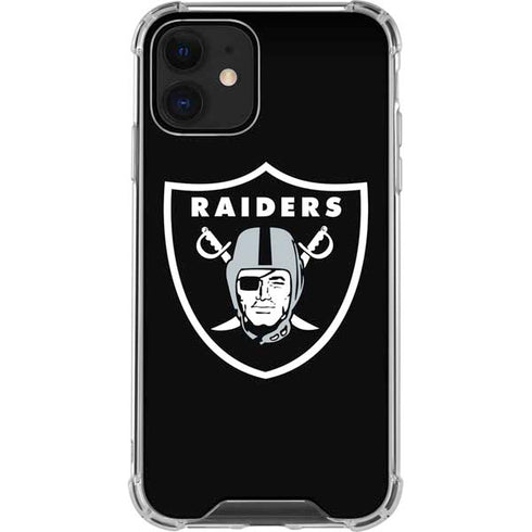 NFL Las Vegas Raiders Large Logo iPhone 12 Mini Clear Case