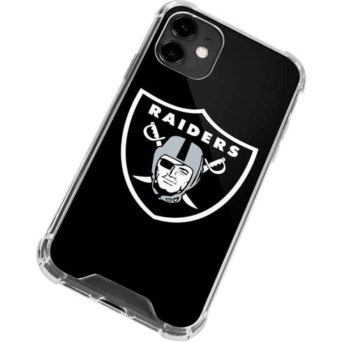 NFL Las Vegas Raiders Large Logo iPhone 12 Mini Clear Case