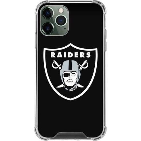 NFL Las Vegas Raiders Large Logo iPhone 12 Pro Clear Case
