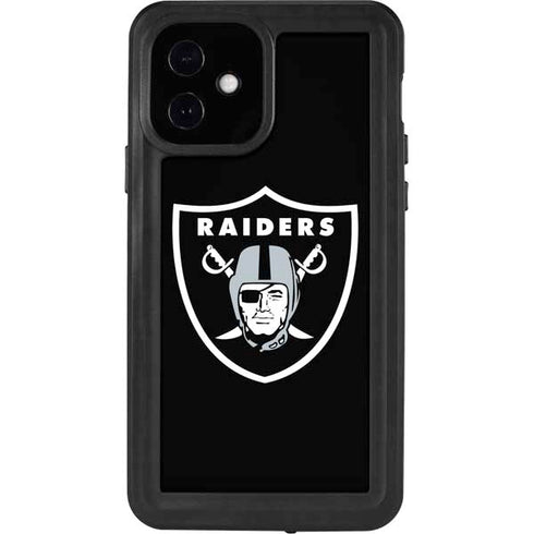 NFL Las Vegas Raiders Large Logo iPhone 12 Waterproof Case