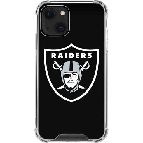 NFL Las Vegas Raiders Large Logo iPhone 13 Mini Clear Case