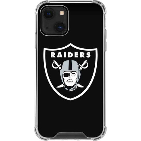 NFL Las Vegas Raiders Large Logo iPhone 14 Clear Case