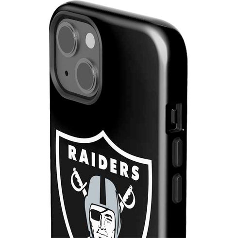 NFL Las Vegas Raiders Large Logo iPhone 14 Plus Impact Case