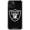 NFL Las Vegas Raiders Large Logo iPhone 15 Plus Clear Case