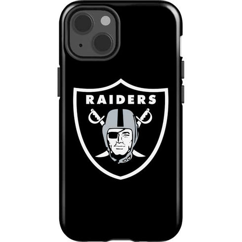 NFL Las Vegas Raiders Large Logo iPhone 15 Impact Case