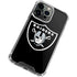 NFL Las Vegas Raiders Large Logo iPhone 14 Pro Clear Case