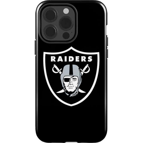 NFL Las Vegas Raiders Large Logo iPhone 15 Pro Impact Case