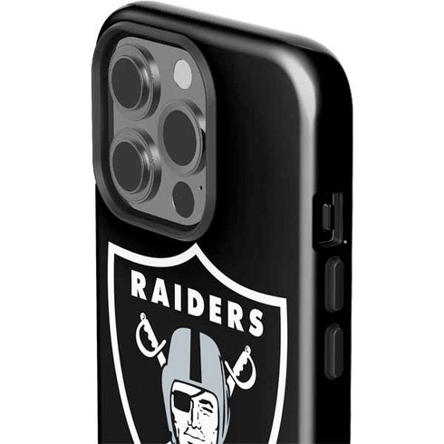 NFL Las Vegas Raiders Large Logo iPhone 15 Pro Impact Case