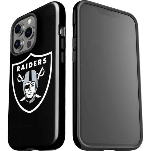 NFL Las Vegas Raiders Large Logo iPhone 15 Pro Impact Case