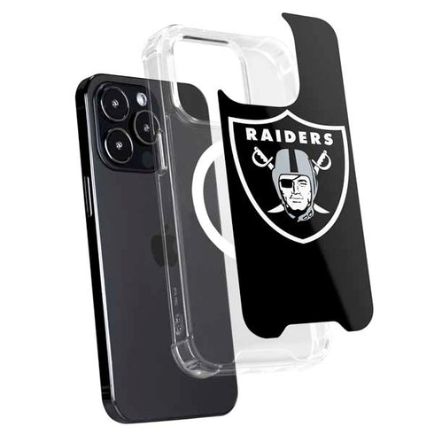 NFL Las Vegas Raiders Large Logo iPhone 15 Pro Max MagSafe Case